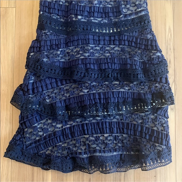 AX Paris blue lace layered skater dress NWT - Picture 6 of 10